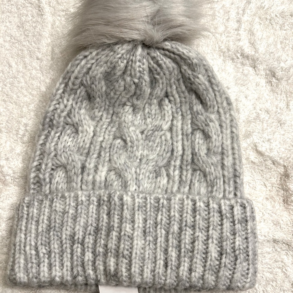 Knitted Beanie Pompom Winter Hat.